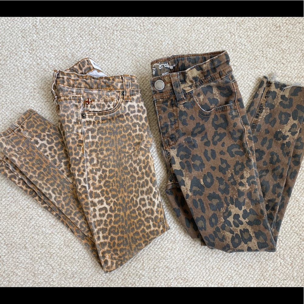 Hudson and art class cheetah jeans bundle